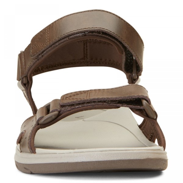 Vionic Sandals Ireland - Leo Sandal Brown - Mens Shoes In Store | ZXQMG-3907